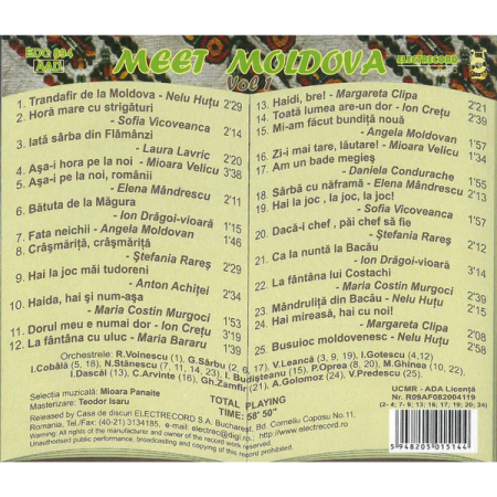 Various – Meet Moldova - Vol. 1 (CD), (CD) [1]