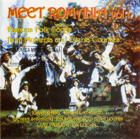 Casete audio - Various – Meet Romania Vol. 1 - Famous Folk Songs From Muntenia And Oltenia Counties (CASETA)