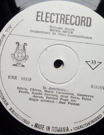 Micul Muck / Mateiaș Gîscarul, (Disc Vinil) [1]