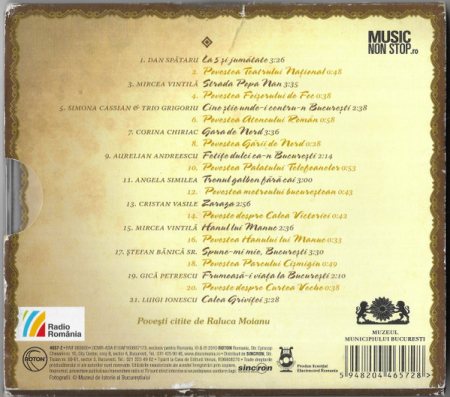Various – Muzica Bucureștilor De Altădată (CD) [2]