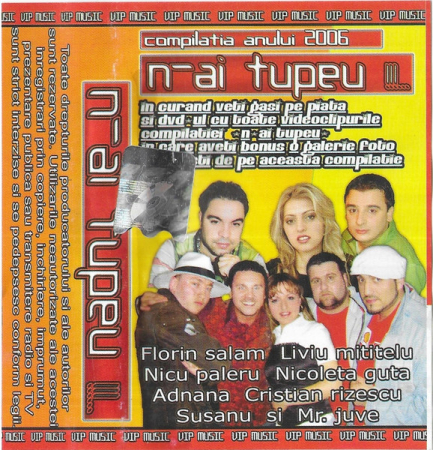 Casete audio - Various – N-ai Tupeu !!!... (CASETA)