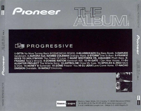 Various – Pioneer The Album Progressive Vol. 1(CD) [1]