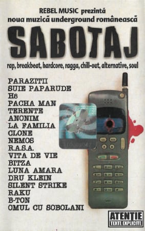 Hip-Hop - Various - Sabotaj , (Casetă Audio)