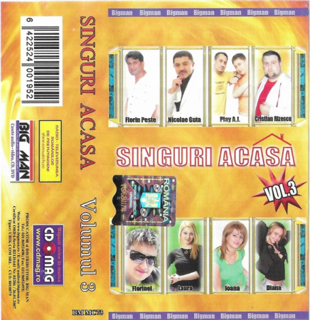 Casete audio - Various – Singuri Acasa Vol.3 (CASETA)