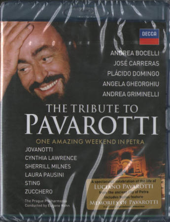 Video(Blu-Ray/DVD/VHS) - Various – The Tribute To Pavarotti - One Amazing Weekend In Petra