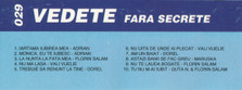 Various – Vedete Fara Secrete (CASETA) [1]