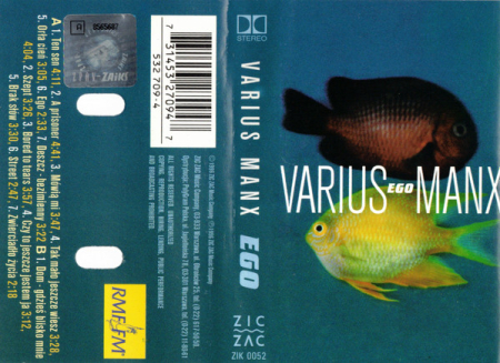 Casete audio - Varius Manx – Ego (Casetă Audio)