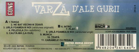 Varză - D'ale Gurii , (Casetă Audio) [1]