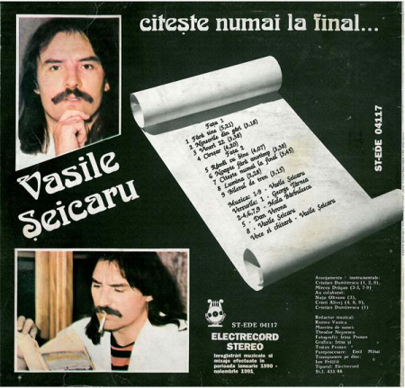 Vasile Șeicaru - Citește Numai La Final..., (Disc Vinil) [1]