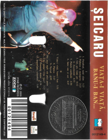 Vasile Șeicaru - Viața-i Viață, Banu-i Ban... , (Casetă Audio) [1]