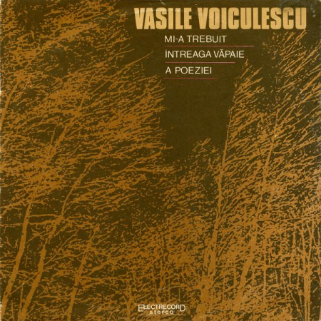 Povesti/Teatru/Non-Music - Vasile Voiculescu - Mi-a Trebuit Întreaga Văpaie A Poeziei, (Disc Vinil)