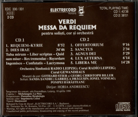 Verdi - Messa da Requiem (CD) [1]