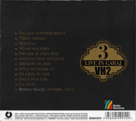 VH2 – 3 (Live In Garaj) (CD) [1]