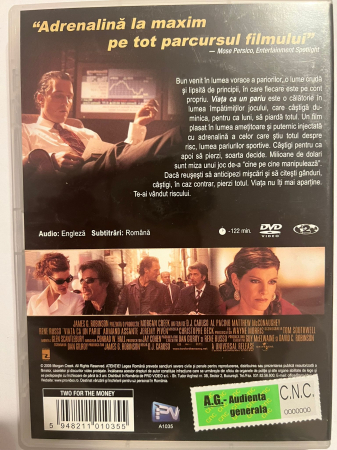 Viața ca un pariu / Two for the Money (2005) (DVD) [1]