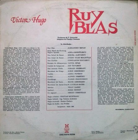 Victor Hugo - Ruy Blas, (Disc Vinil) [1]
