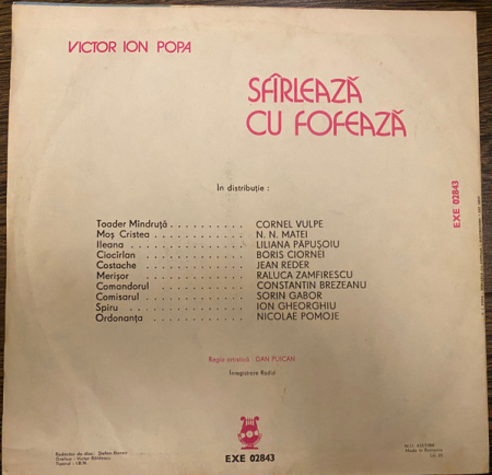 Victor Ion Popa – Sfirleaza cu fofeaza (VINIL) [1]