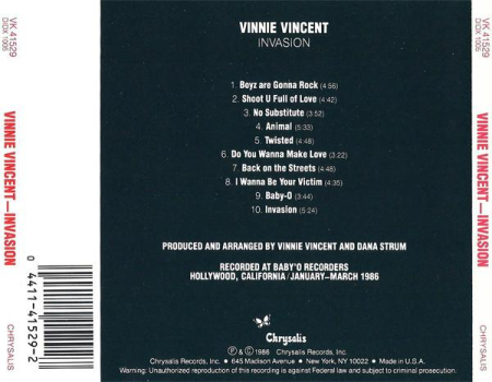 Vinnie Vincent Invasion - Vinnie Vincent Invasion (CD) [1]
