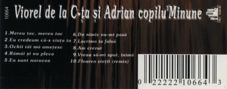 Viorel de la Constanța - De Nimic Nu-mi Pasă, (Casetă Audio) [1]