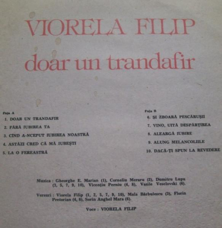 Viorela Filip - Doar Un Trandafir [1]