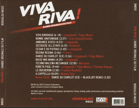 Viva Riva ! Bande Originale Du Film (CD) [1]