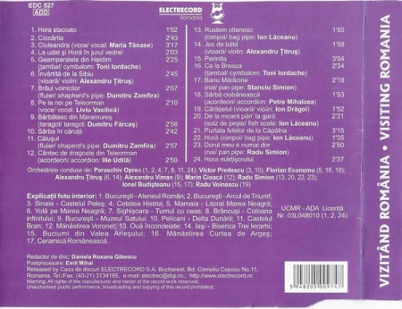 Vizitând România = Visiting Romania, (CD) [1]