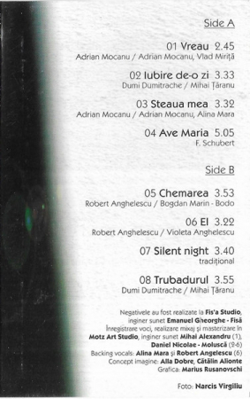 Vlad Miriță - Steaua mea , (Casetă Audio) [1]
