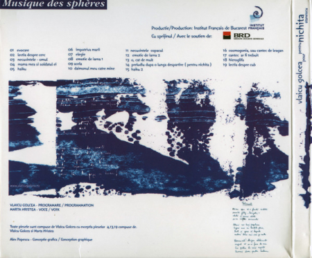 Vlaicu Golcea - Vlaicu Golcea Pentru / Pour Nichita Stănescu, (CD) [1]