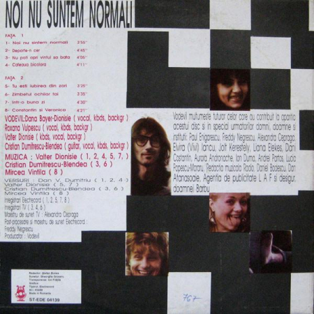 Vodevil (3) - Noi Nu Suntem Normali, (Disc Vinil) [1]