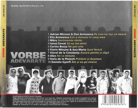 Vorbe Adevărate, (CD) [1]