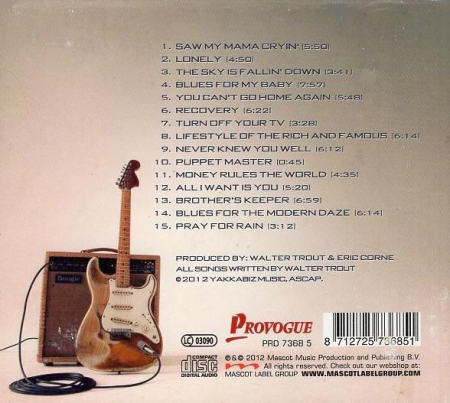 Walter Trout - Blues For The Modern Daze (CD) [1]