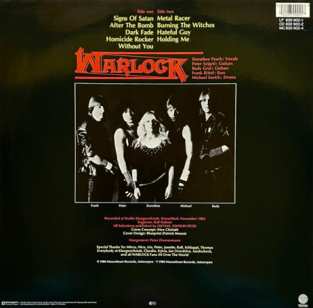 Warlock - Burning The Witches [1]