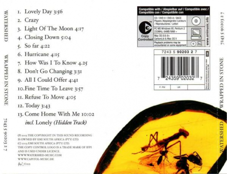 Watershed - Wrapped In Stone , (CD) [1]