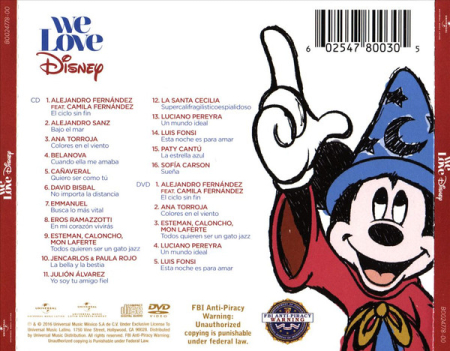 We Love Disney  (CD + DVD) [1]