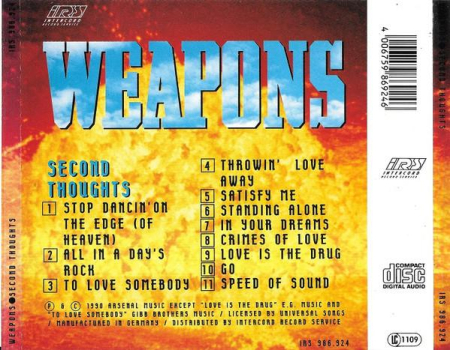 Weapons - Second Thoughts [1]