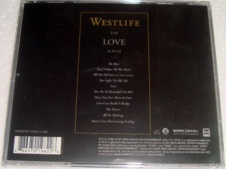 Westlife - The Love Album , (CD) [1]