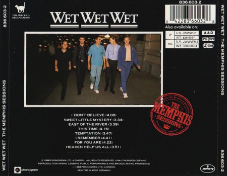 Wet Wet Wet - The Memphis Sessions, (CD) [1]