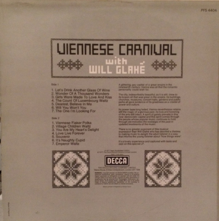 Will Glahé – Viennese Carnival (DISC VINIL) [1]