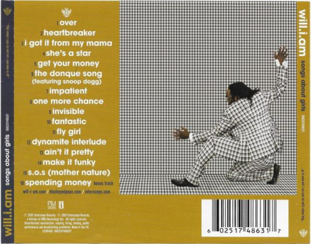 Will I Am - Songs About Girls (CD) [1]