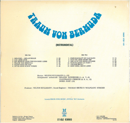 Wilton Kullmann - Traum Von Bermuda (Instrumental), (Disc Vinil) [1]