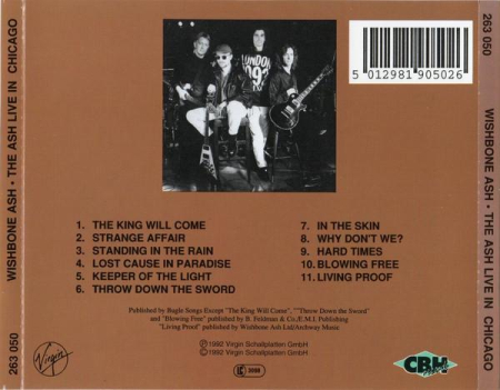 Wishbone Ash - Live In Chicago (CD) [1]