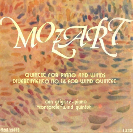 Wolfgang Amadeus Mozart - Quintet For Piano And Winds - Divertimento No. 14 For Wind Quintet, (Disc Vinil) [0]