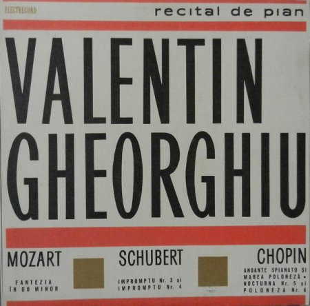 Discuri vinil - Wolfgang Amadeus Mozart - Recital De Pian : Fantezia În Do Minor / Impromptu Nr. 3 Și Impromptu Nr. 4 / Andante Spianato Și Marea Poloneză • Nocturna Nr. 5 Și Poloneza Nr. 6 (Disc Vinil)