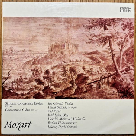 Discuri vinil - Wolfgang Amadeus Mozart - Sinfonia Concertante Es-dur KV 364 / Concertone C-dur KV 190 (Disc Vinil)