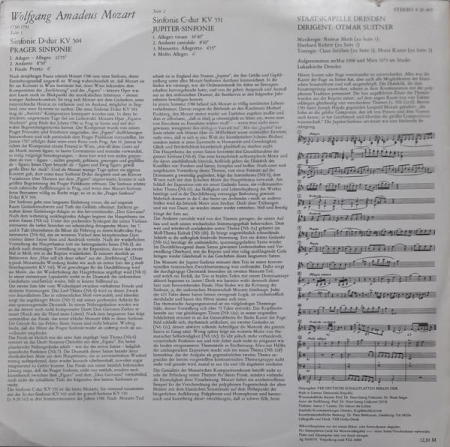 Wolfgang Amadeus Mozart - Sinfonie D-dur KV 504 (Prager Sinfonie) / Sinfonie C-dur KV 551 (Jupiter-Sinfonie) (Disc Vinil) [1]
