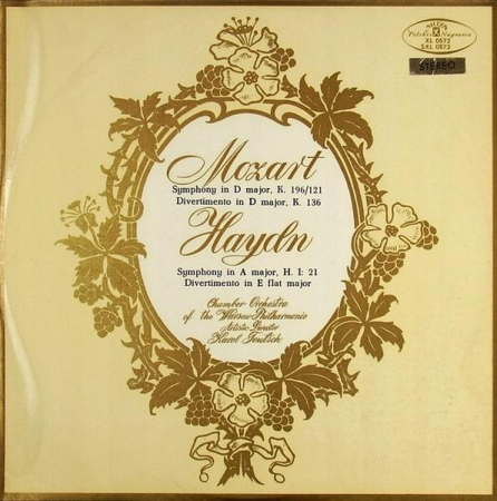 Muzică Clasică - Wolfgang Amadeus Mozart - Symphony In D Major, K. 196/121 / Divertimento In D Major, K. 136 / Symphony In A Major, H. I: 21 / Divertimento In E Flat Major