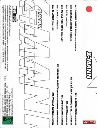 X-Mann - X-Mann , (Casetă Audio) [1]