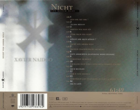 Xavier Naidoo - Nicht Von Dieser Welt (CD) [1]