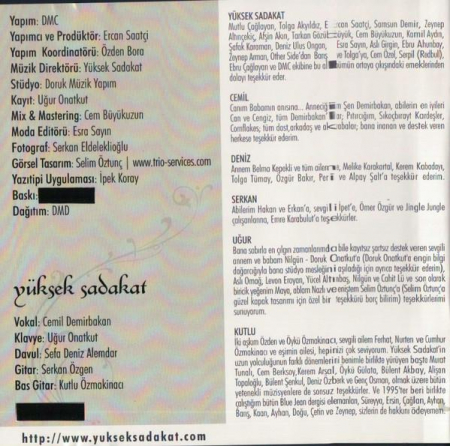 Yüksek Sadakat - Yüksek Sadakat, (CD) [1]