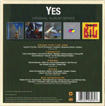 Yes - Original Album Series, (CD) [1]