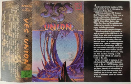 Yes - Union, (Casetă Audio) [1]